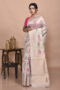Grey Banaras Organza
