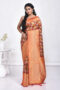 Pink Banaras Digital Print Zari Saree