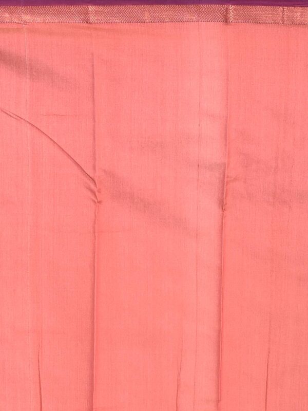 Brick Red Semi Silk Kanjeevaram Saree - Image 7