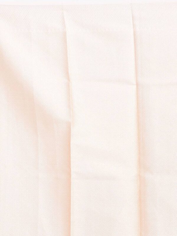 Peach Banaras Chanderi Cotton Saree - Image 7