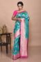 Green Banaras Katan Saree