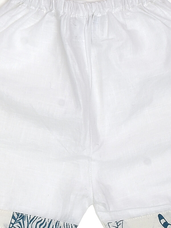 White Tiger Design Hand block Cotton Shirt & Pant Set - Image 7