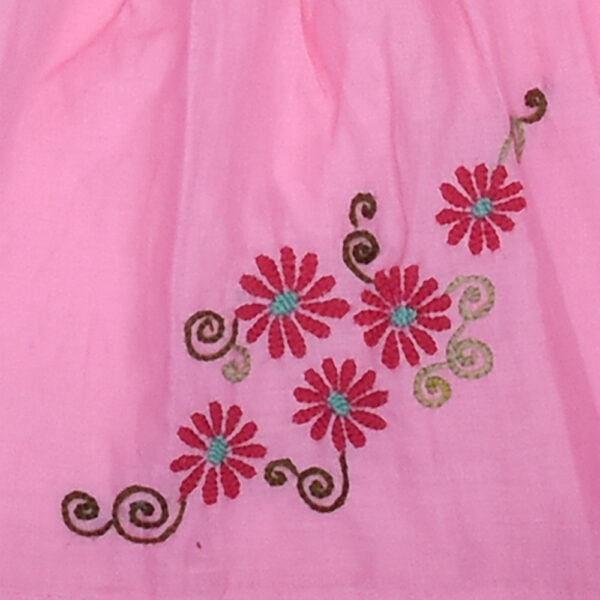 Multicolour Cotton Dress (Daisy, Periwinkle & Petal Design)-Pack of 3 - Image 7