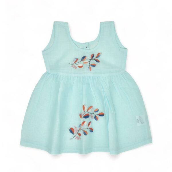 Multicolour Cotton Dress (Daisy, Periwinkle & Petal Design)-Pack of 3 - Image 8