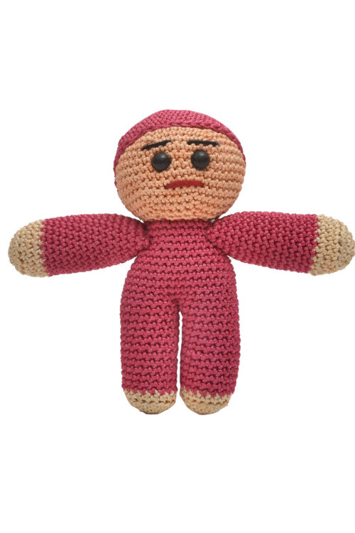 Pink Crochet Doll for Babies