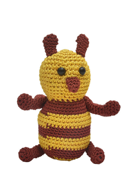 Yellow and Brown Crochet Honey Bee for Babies