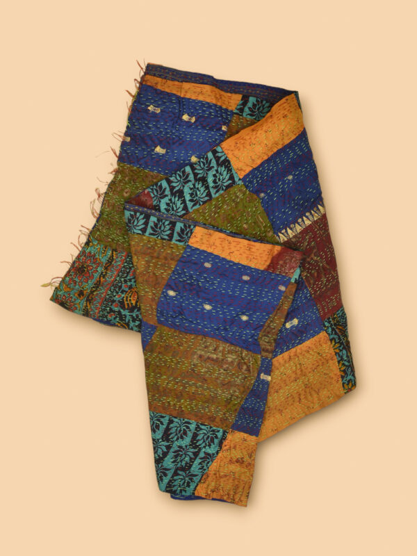 Multicolour Kantha Stole - Image 2