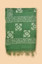 Green Batik Stole with Kantha Work